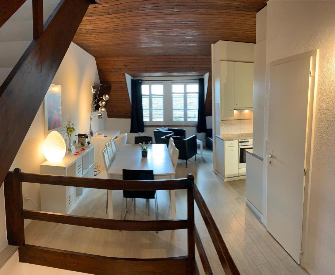 Luxury Duplex Vue Chateau Neuchâtel Extérieur photo